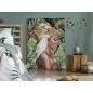 OBRAZ NA PŁÓTNIE KLOE PIONOWY 90X3X120 cm